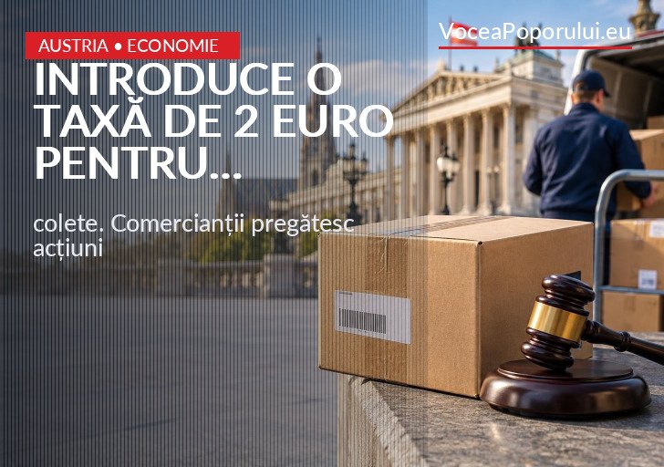 Imagine reprezentativă pentru: Austria introduce o taxă de 2 euro pentru colete. Comercianții pregătesc acțiuni în instanță – VoceaPoporului.eu